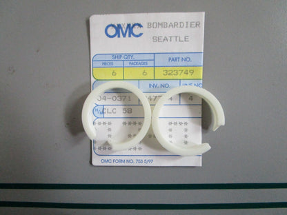 NEW OEM (LOT OF 2) 323749 0323749 OMC Johnson Evinrude Flanged Bushing 0820