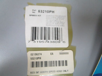 *NEW OEM* 0720 Teleflex 60 MPH Speedometer 53210PH 53210P
