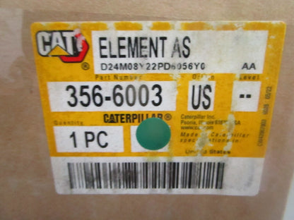 Caterpillar NEW OEM Air Cleaner Secondary Element Assy 356-6003 Genuine NOS 0820