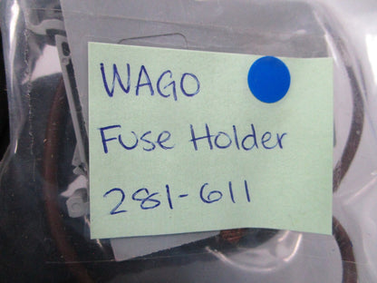 NEW OEM 281-611 WAGO Fuse Holder 0810