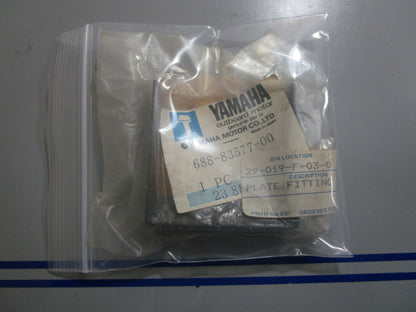 *NEW OEM* 0770 Yamaha Fitting Plate 688-83577-00-00
