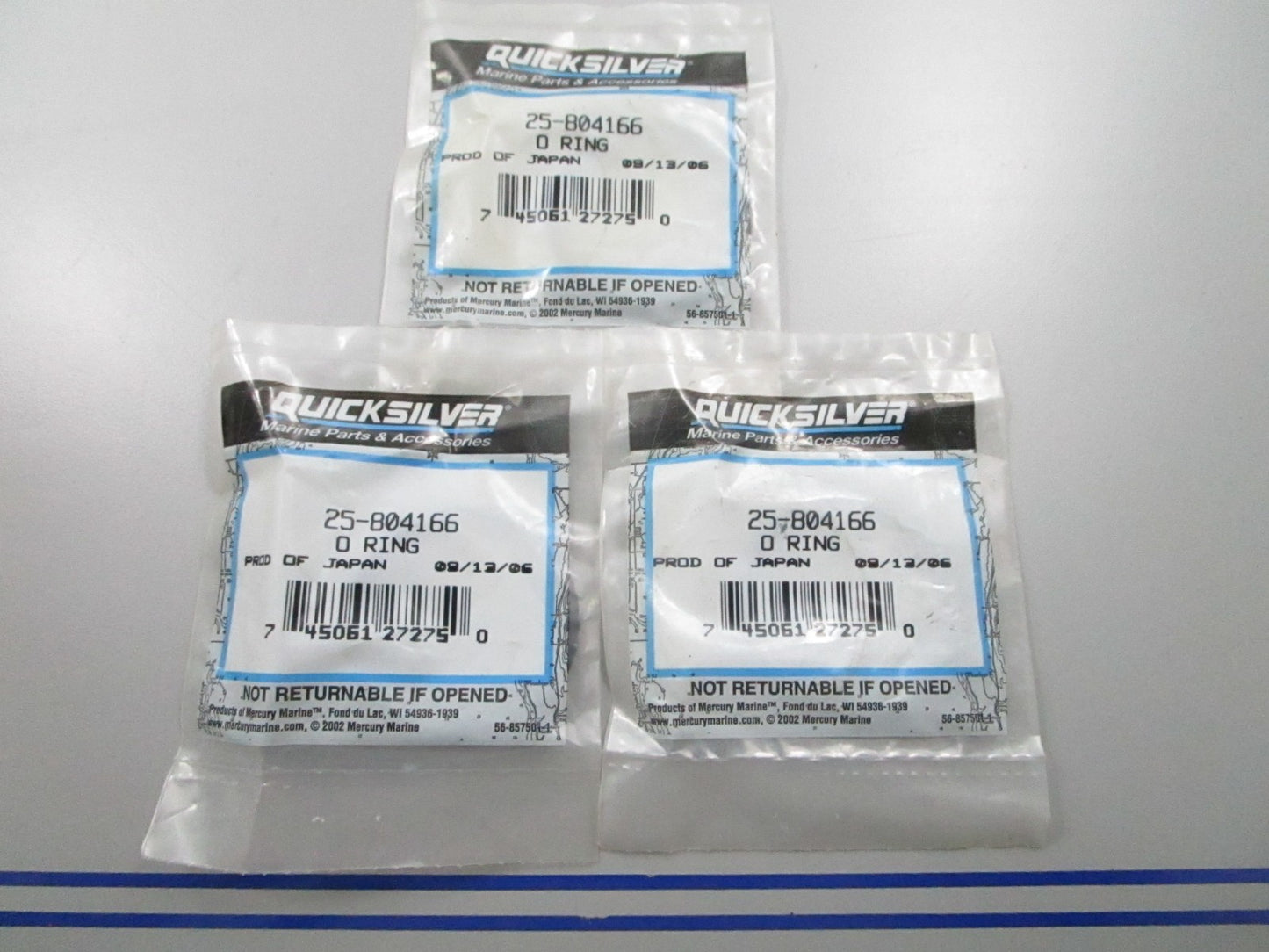 *NEW OEM* (LOT OF 2) 0810 Mercury Quicksilver O-Ring 25-804166