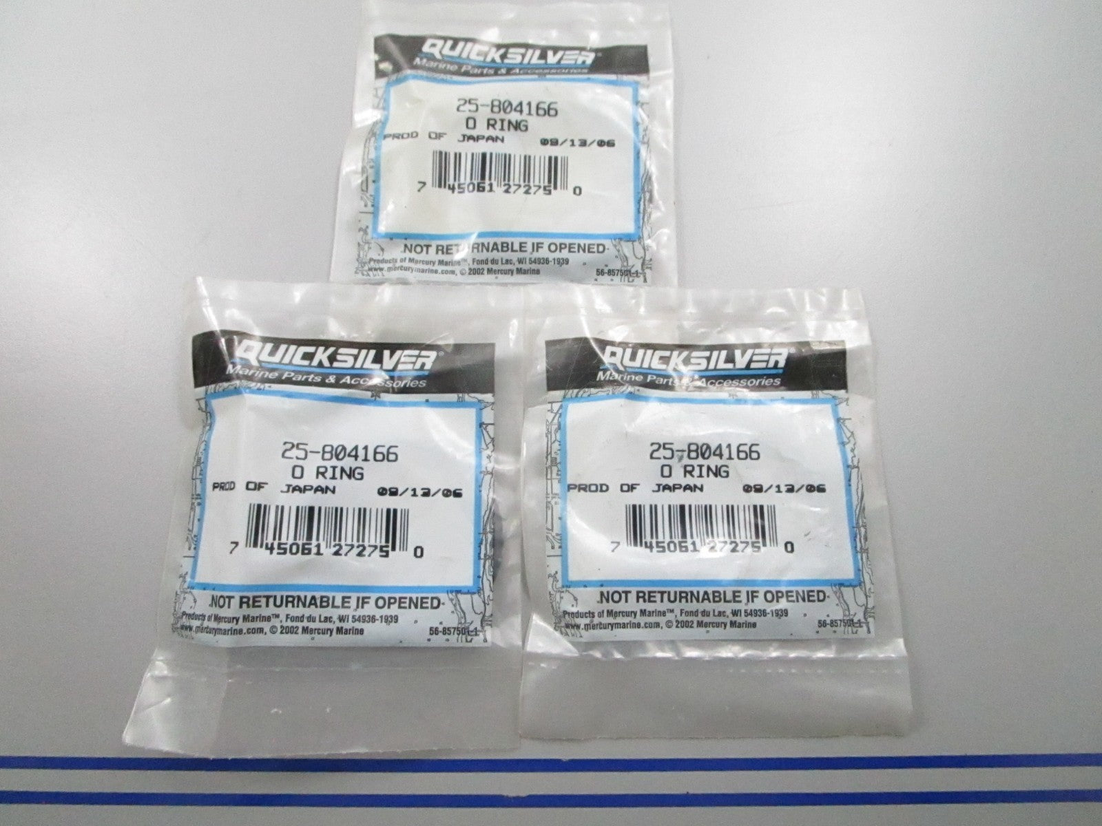 *NEW OEM* (LOT OF 2) 0810 Mercury Quicksilver O-Ring 25-804166