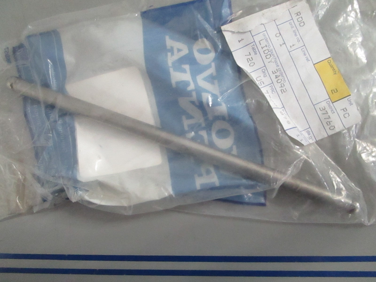 NEW OEM 3853170 Volvo Penta Push Rod 0820