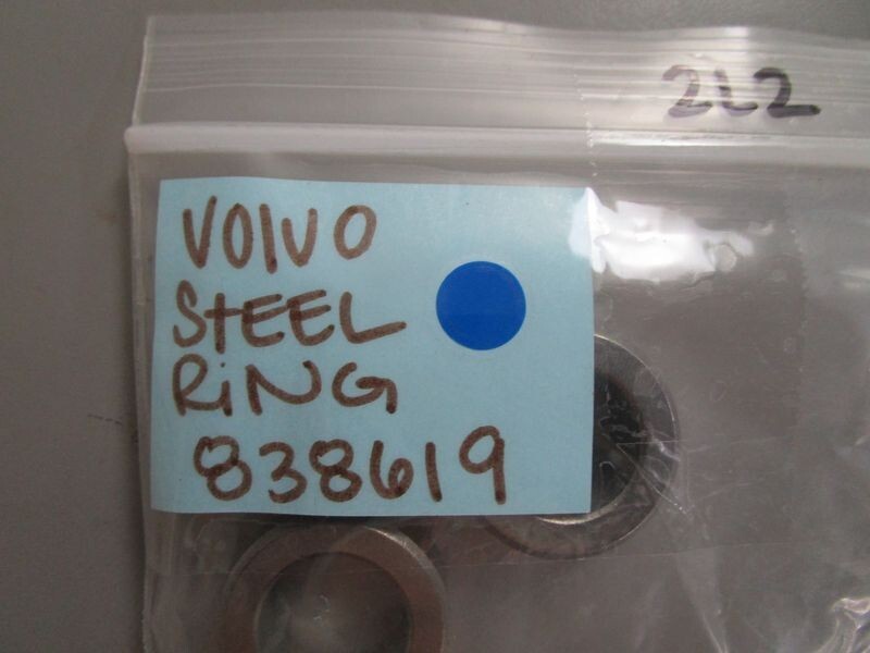 *NEW OEM* (LOT OF 2) 0770 Volvo Penta Steel Ring 838619