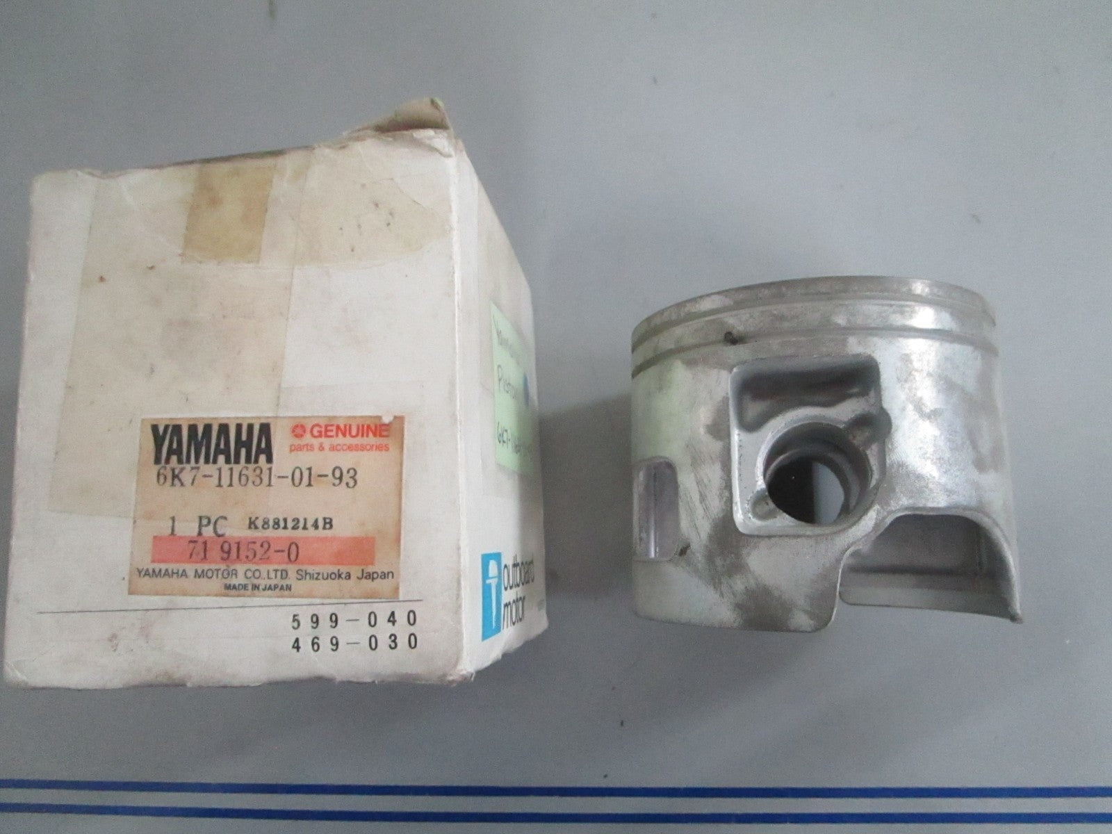 *NEW OEM* 0820 Yamaha Piston 6K7-11631-01-93