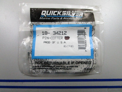 *NEW OEM* (LOT OF 3) 0810 Mercury Quicksilver Cotter Pin 18-34212