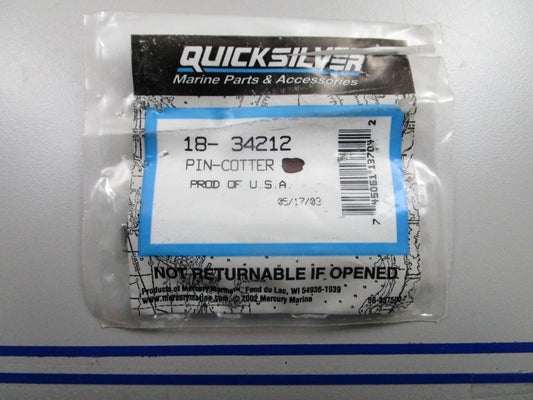 *NEW OEM* (LOT OF 3) 0810 Mercury Quicksilver Cotter Pin 18-34212