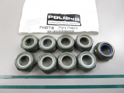 NEW OEM (LOT OF 9) 7547464 Polaris Nut 0810