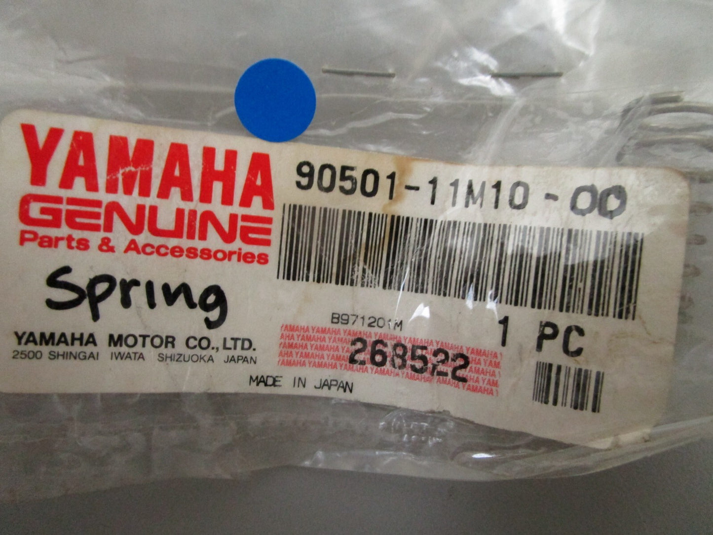 *NEW OEM* 0810 Yamaha Spring 90501-11M10-00