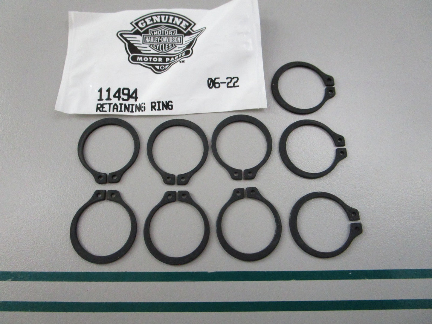 NEW OEM (LOT OF 9) 11494 Harley Davidson Retaining Ring 0810
