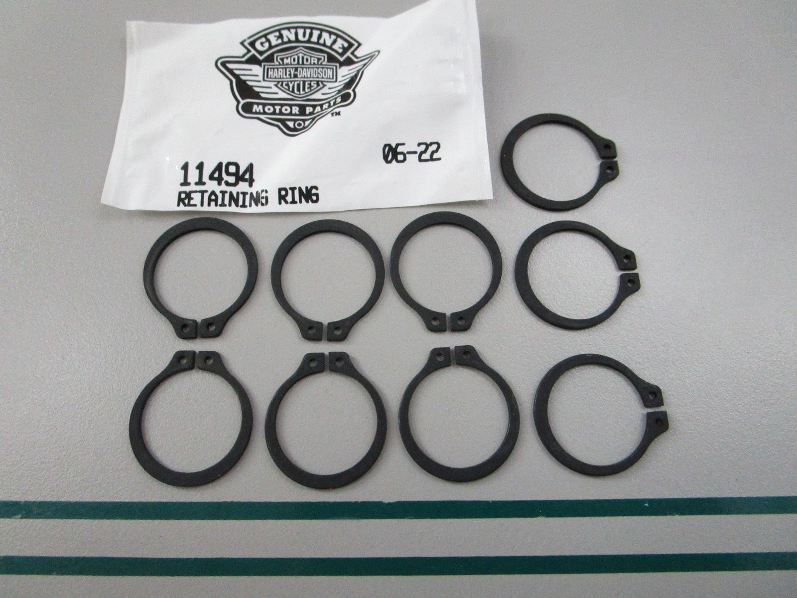 NEW OEM (LOT OF 9) 11494 Harley Davidson Retaining Ring 0810