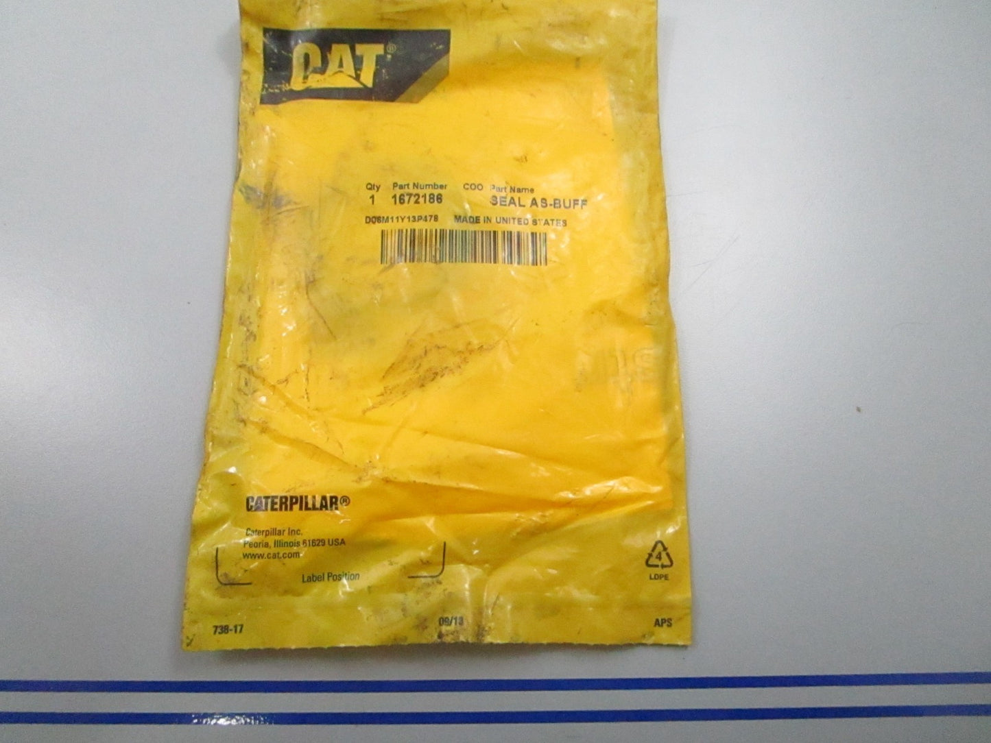 *NEW OEM* 0810 CAT Seal Assembly 167-2186