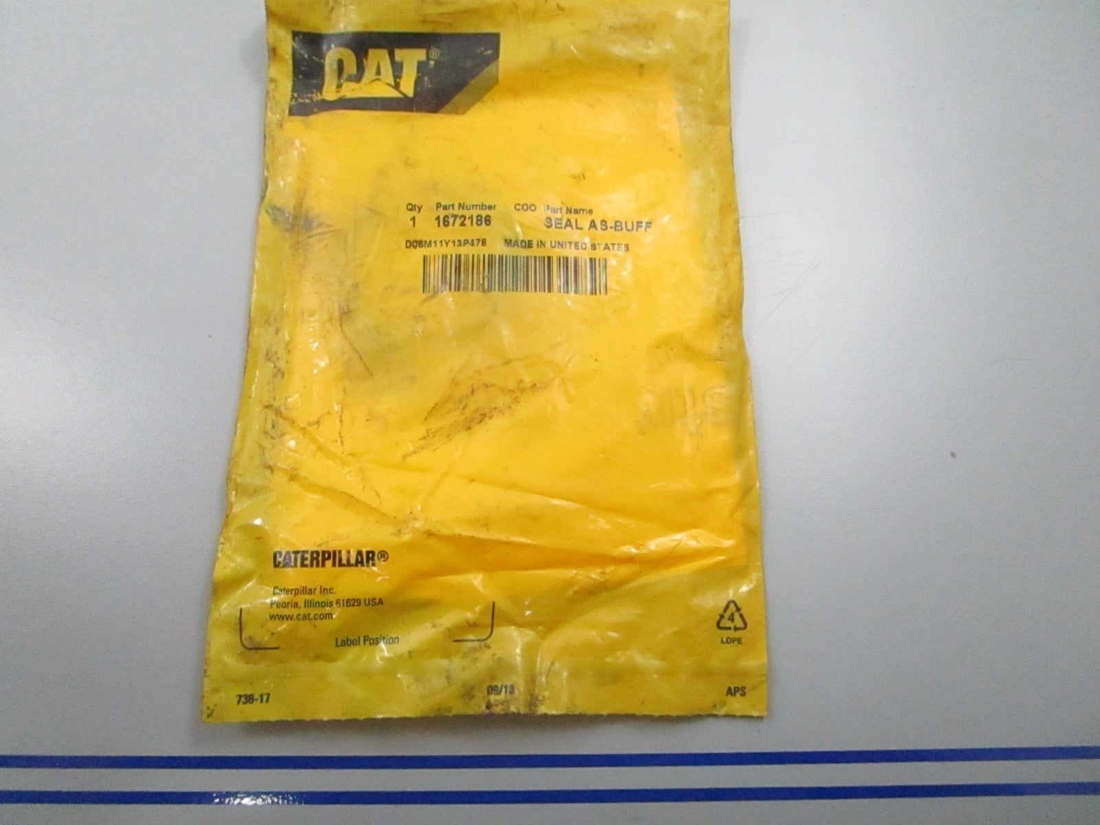 *NEW OEM* 0810 CAT Seal Assembly 167-2186