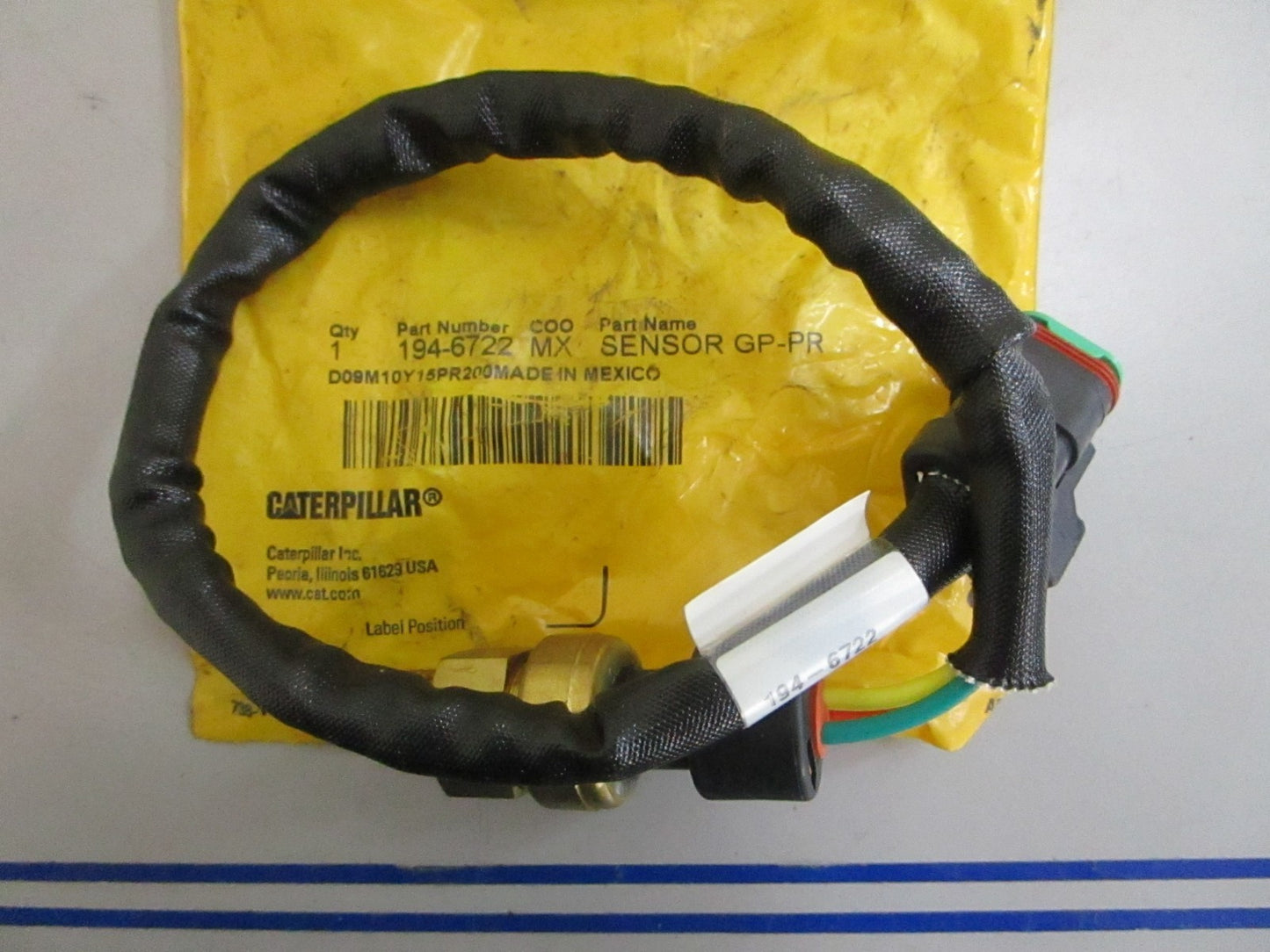 *NEW OEM* 0820 CAT Pressure Sensor 194-6722