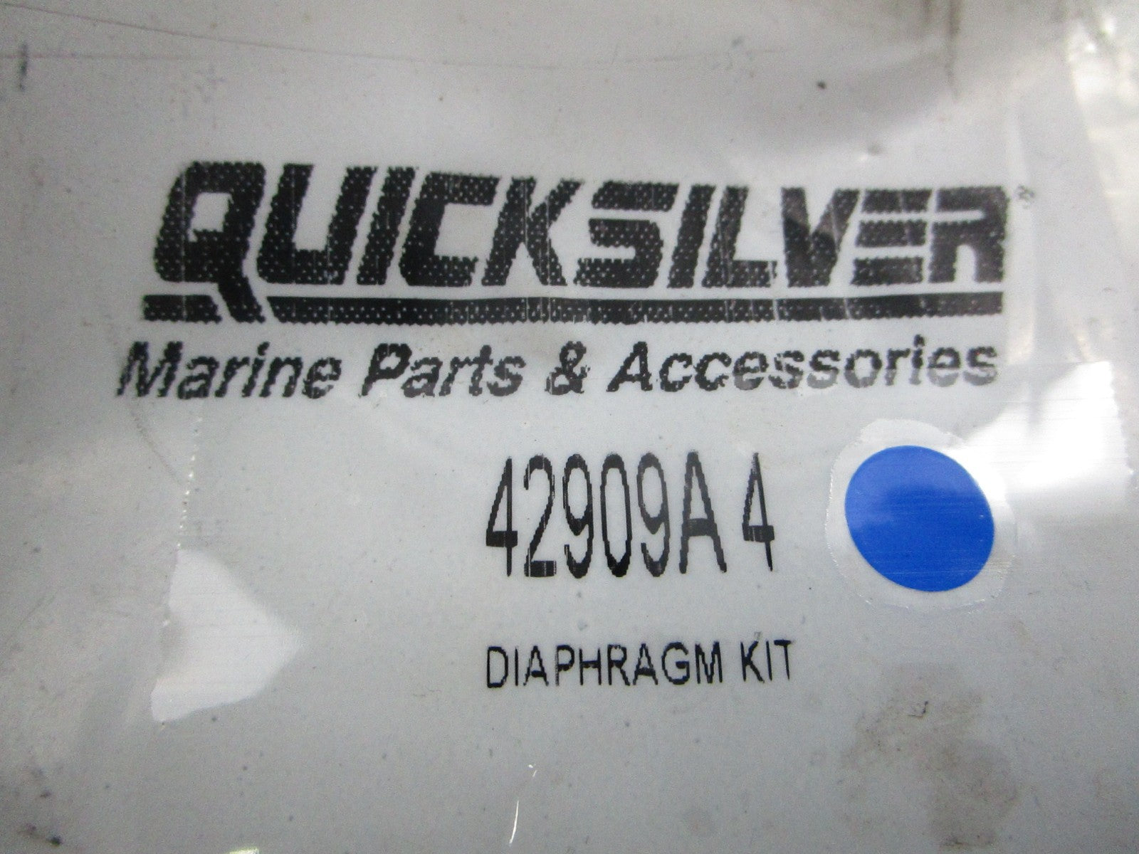 NEW OEM 42909A4 Mercury Quicksilver Diaphragm Kit 0810