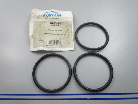 NEW (LOT OF 3) 18-7160 Replaces: Mercury 25-31986 Sierra O-Ring 0810