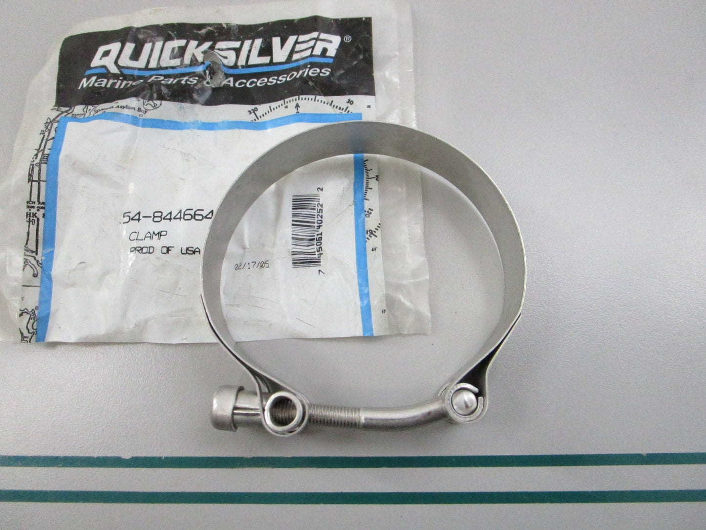 NEW OEM 54-844664 Mercury Quicksilver Clamp 0810