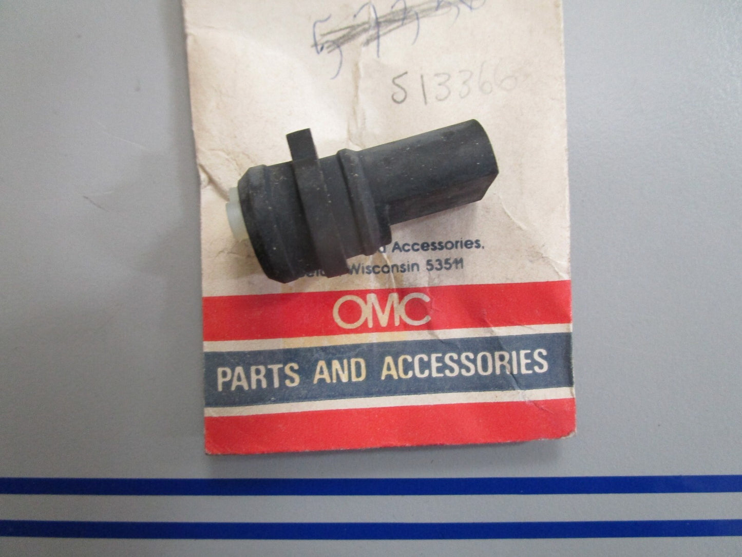 *NEW OEM* 0810 OMC Johnson Evinrude 3 Terminal Male Plug 513366 0513366