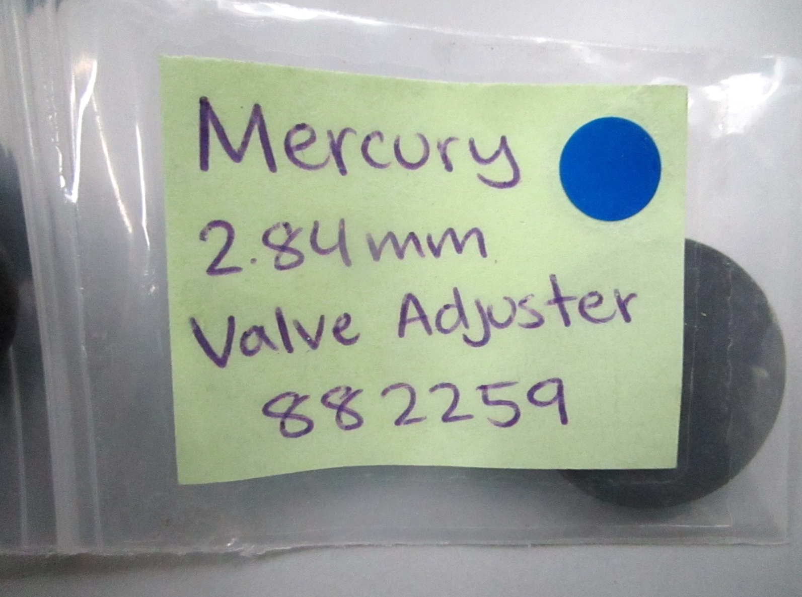 *NEW OEM* 0810 Mercury Quicksilver 2.84mm Valve Adjuster 882259