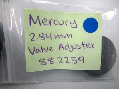 *NEW OEM* 0810 Mercury Quicksilver 2.84mm Valve Adjuster 882259
