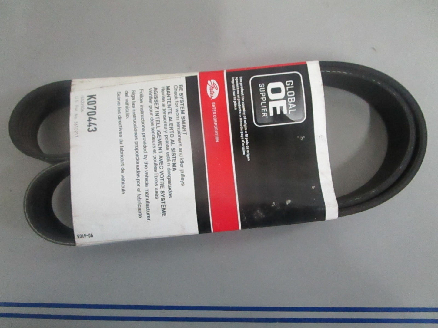 NEW K070443 Gates Century Series Micro-V Serpentine Belt 0820