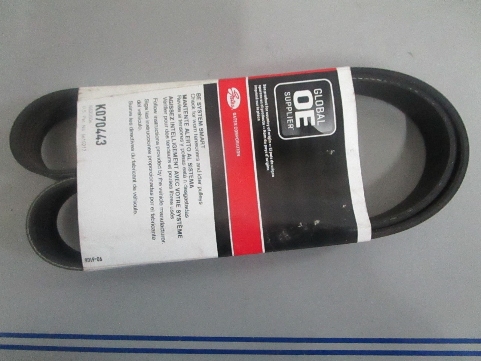 NEW K070443 Gates Century Series Micro-V Serpentine Belt 0820