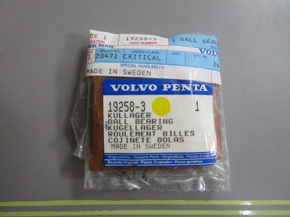 *NEW OEM* 0810 Volvo Penta Ball Bearing 19258-3