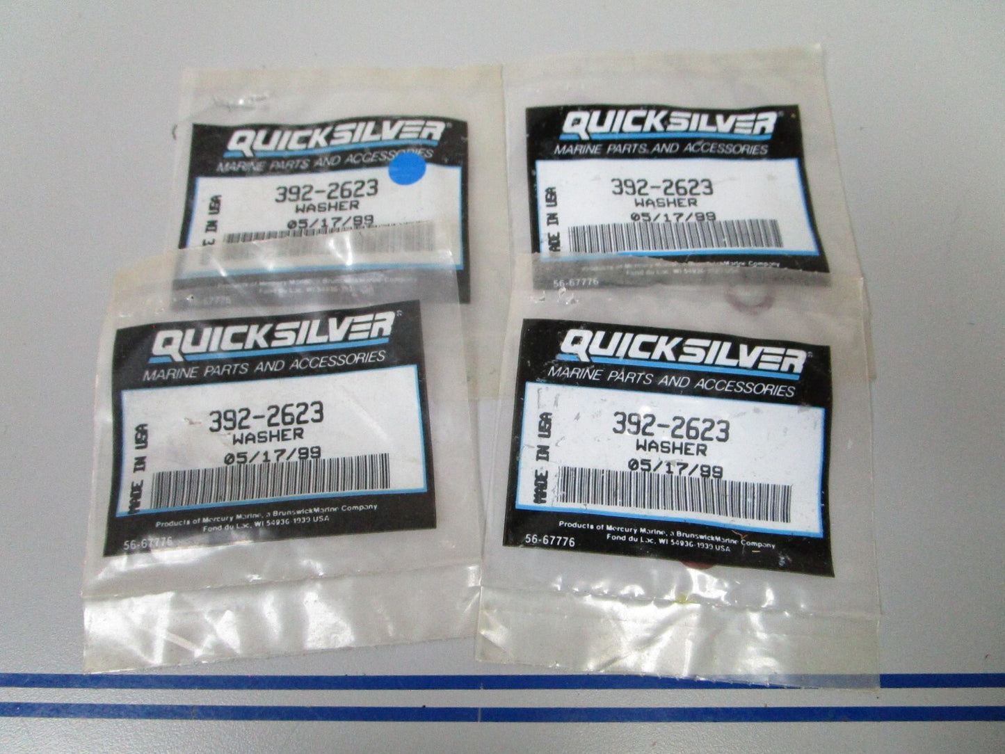 *NEW OEM* 0810 (LOT OF 4) 0810 Mercury Quicksilver Gasket 392-2623