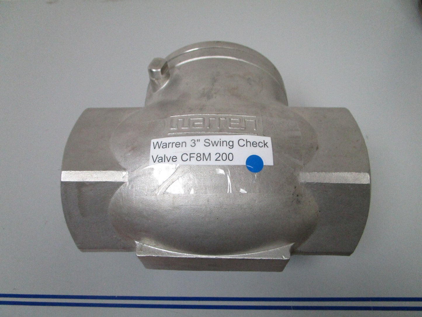 *NEW OEM* 0720 Warren 3" Swing Check Valve CF8M 200