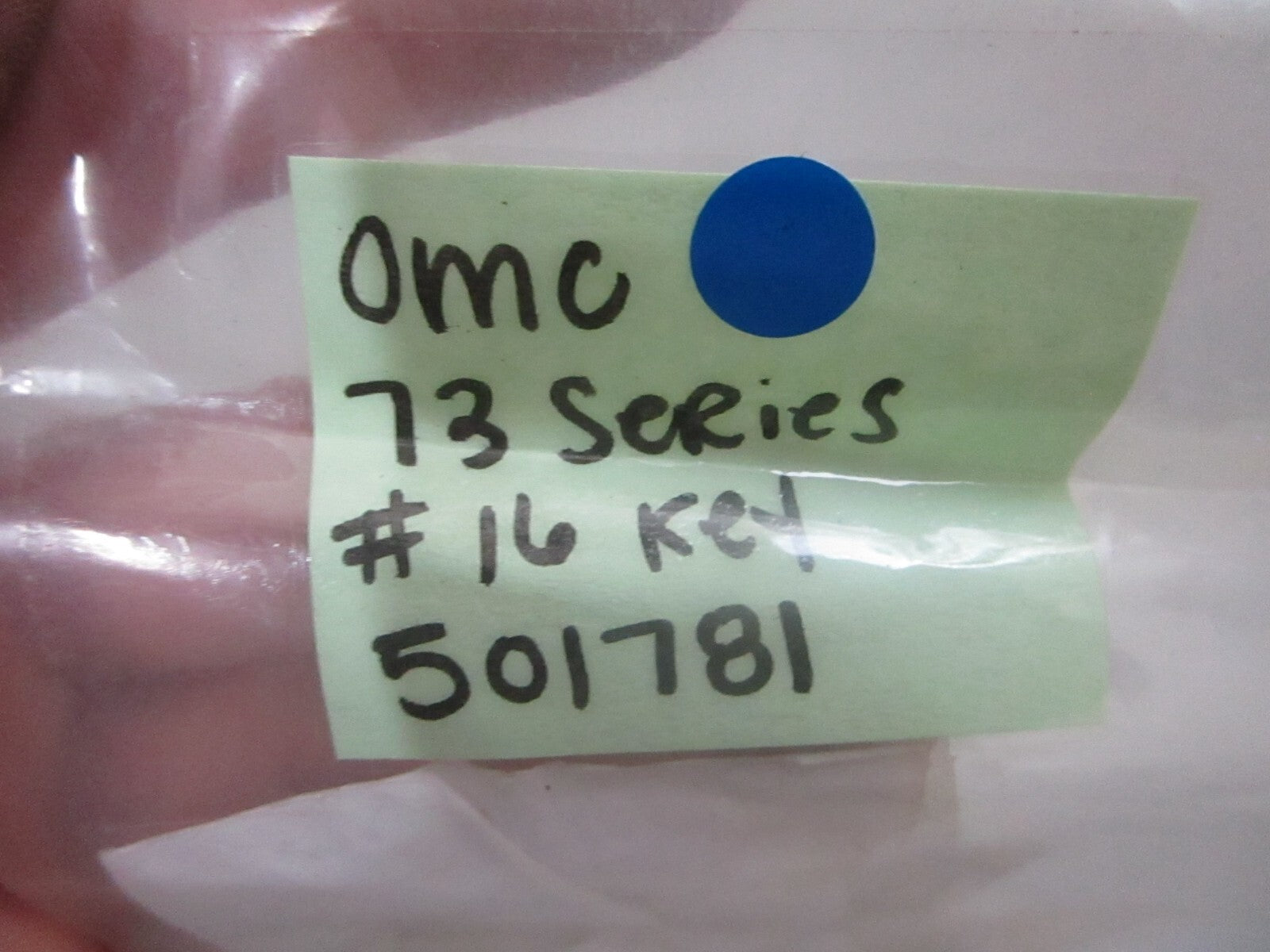 *NEW OEM* (LOT OF 2) 0810 OMC Johnson Evinrude 73 Series #16 Key 501781 0501781
