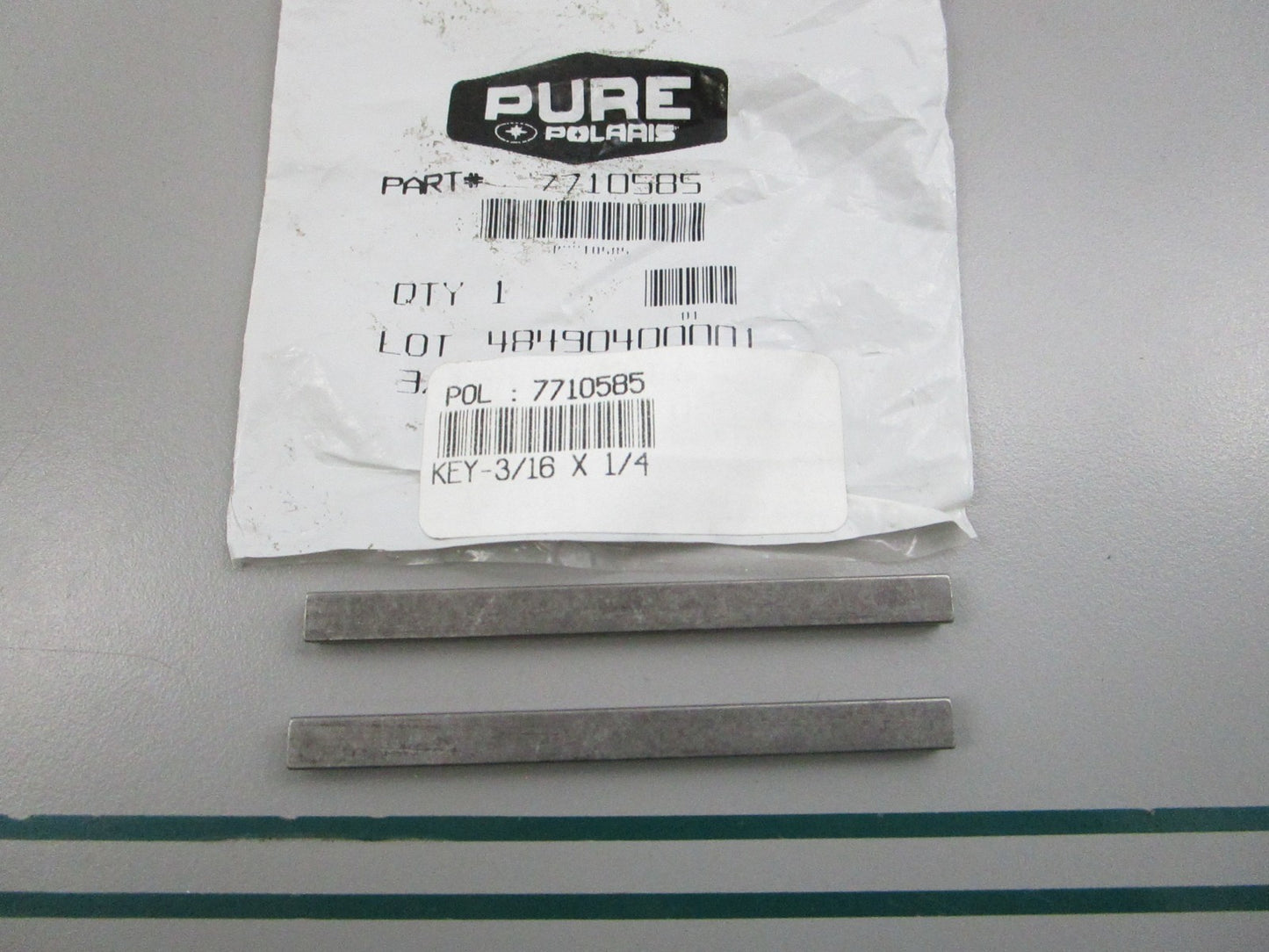 NEW OEM (LOT OF 2) 7710585 Polaris Key  0810