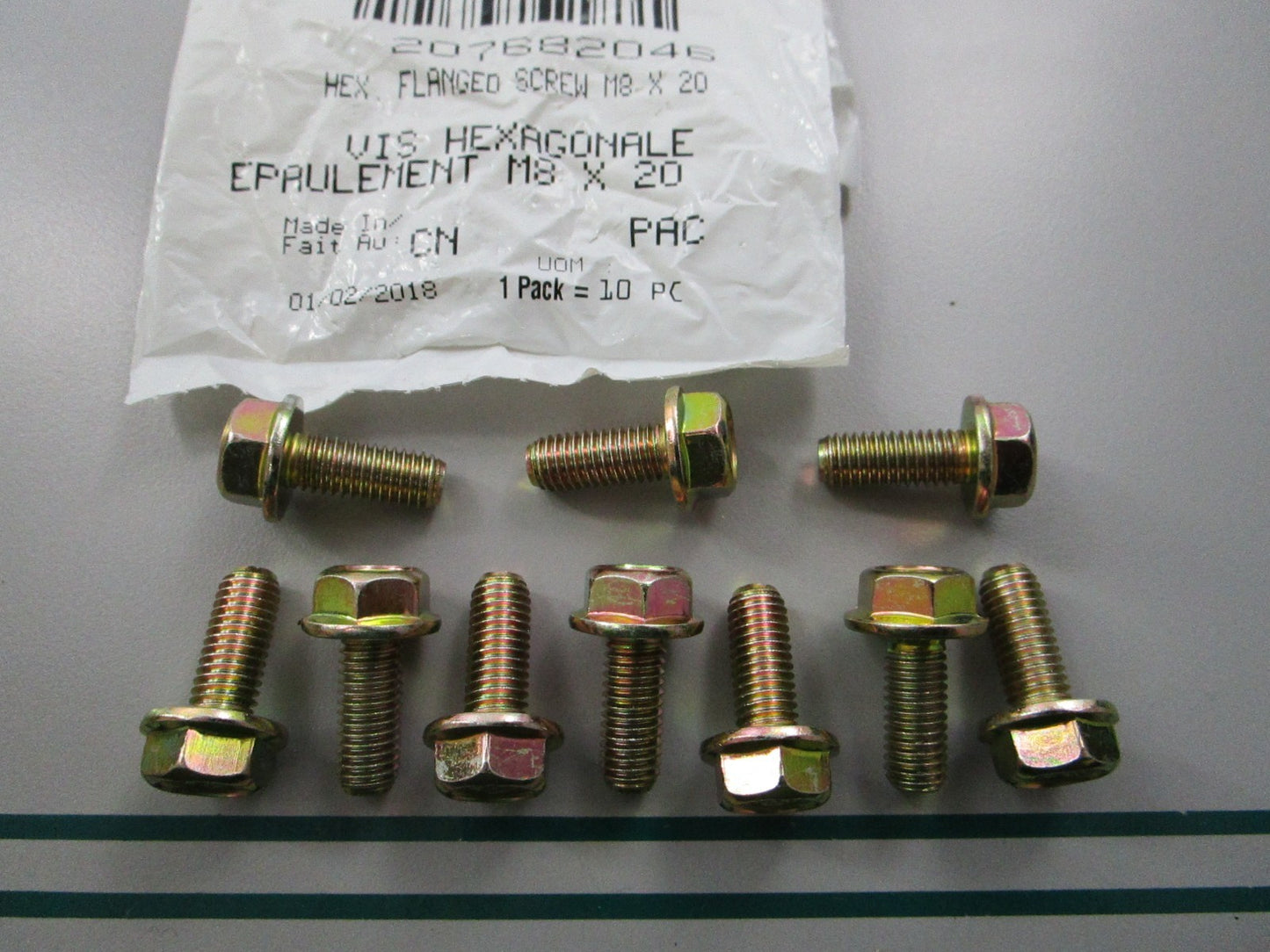 NEW OEM (LOT OF 10) 207682046 Can-Am Screw 0810