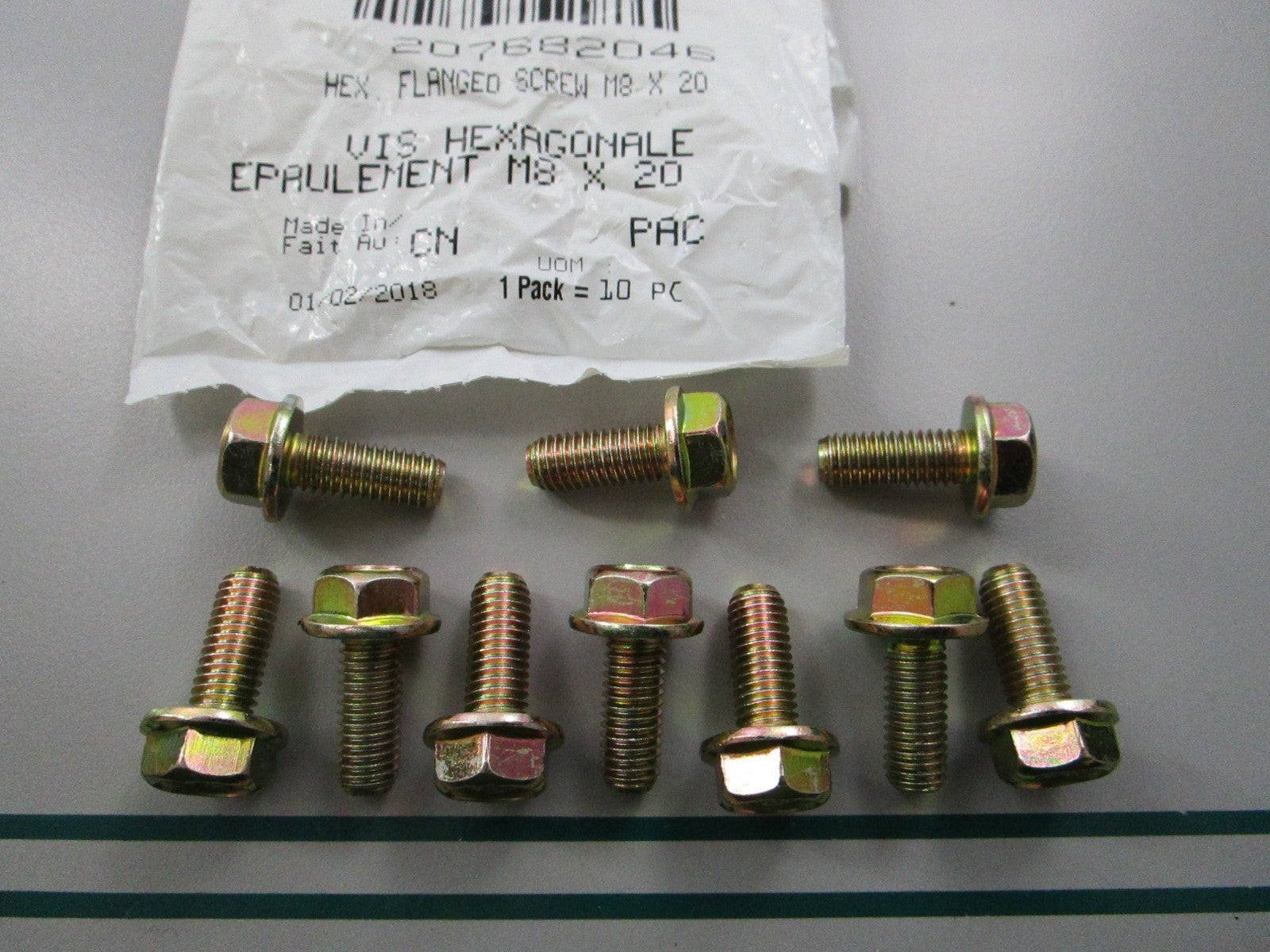 NEW OEM (LOT OF 10) 207682046 Can-Am Screw 0810