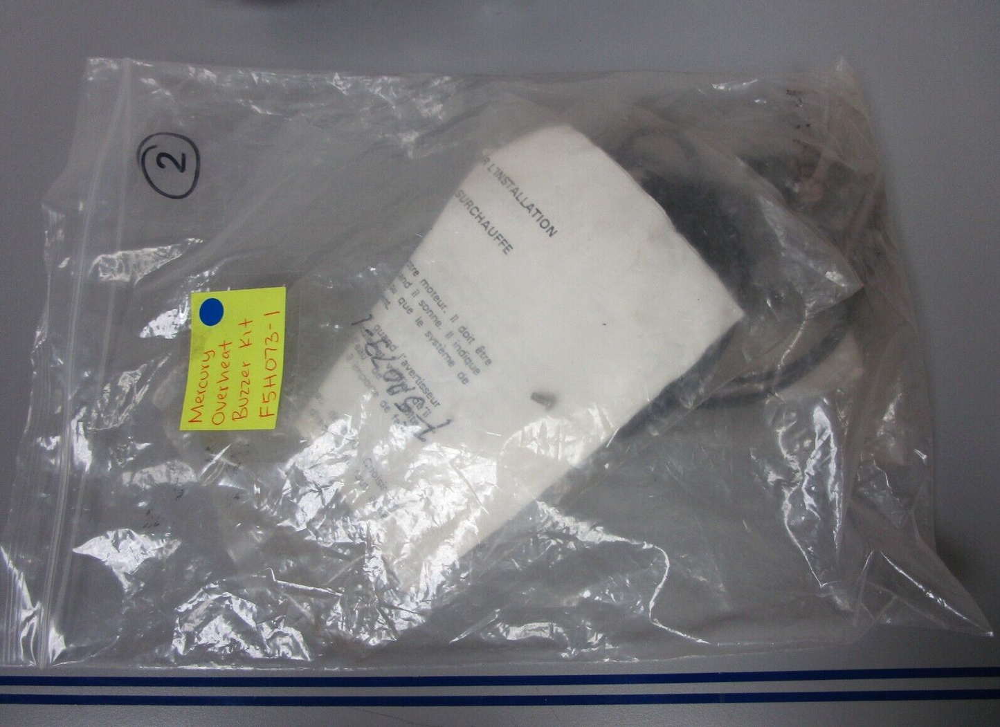 *NEW OEM* 0810 Mercury Quicksilver Overheat Buzzer Kit F5H073-1