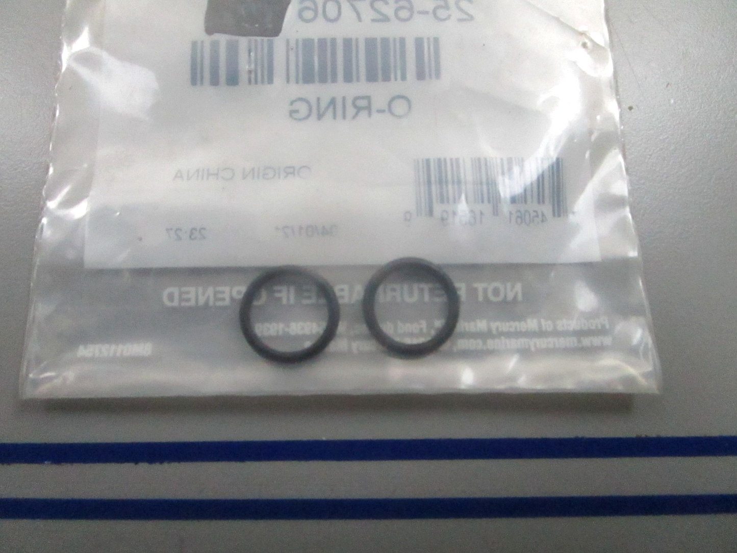 *NEW OEM* (LOT OF 2) 0810 Mercury Quicksilver O-Ring 25-62706