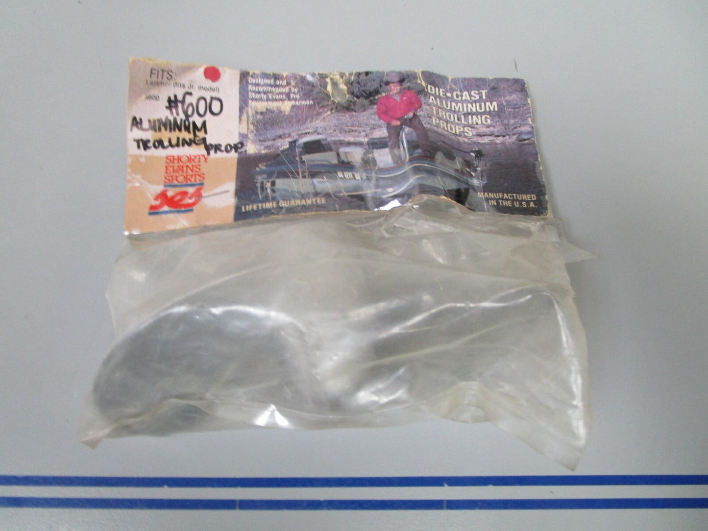 *NEW* 0810 Shorty Evans Die Cast Aluminum Trolling Prop #600