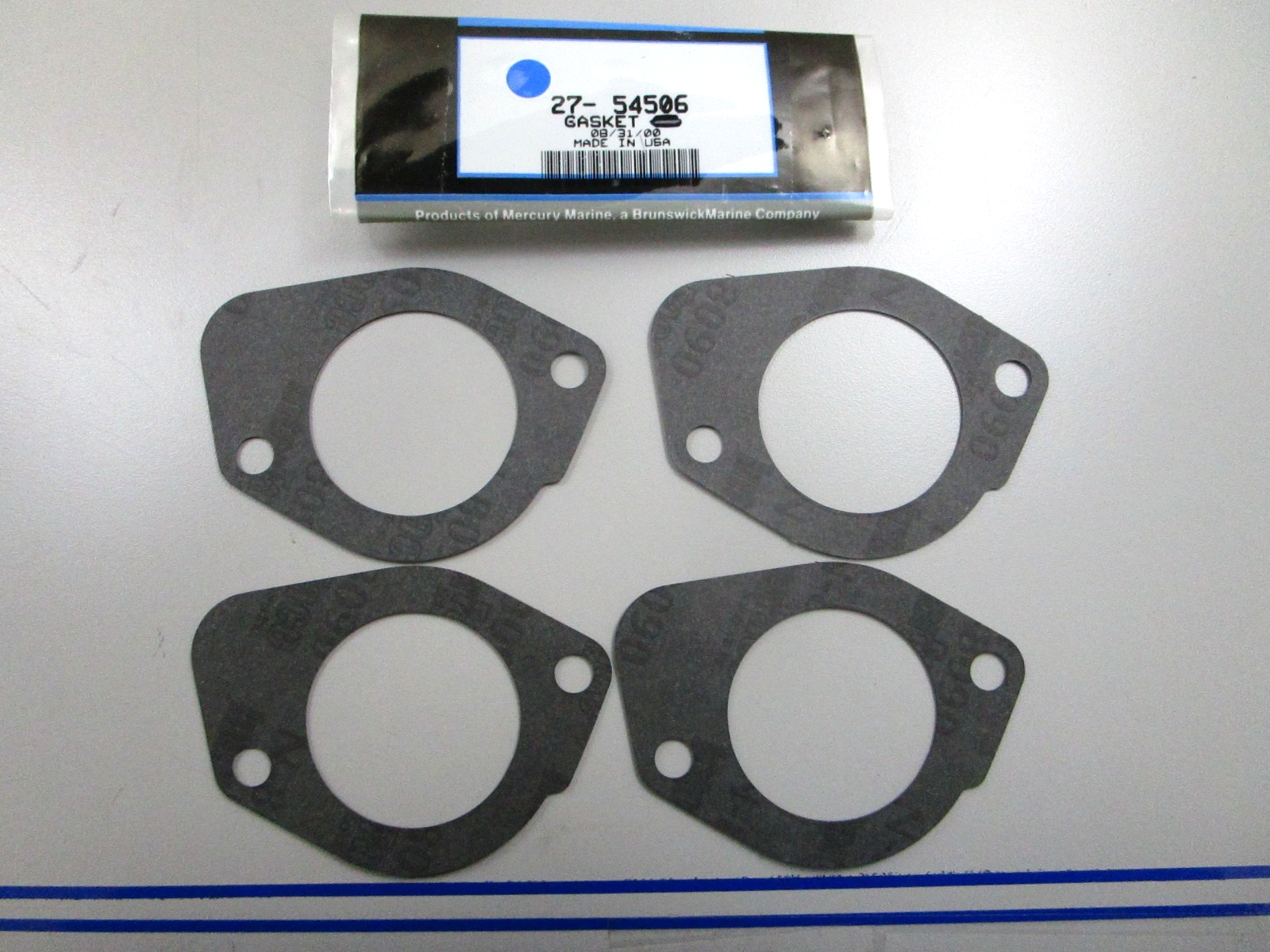 *NEW OEM* (LOT OF 4) 0810 Mercury Quicksilver Gasket 27-54506