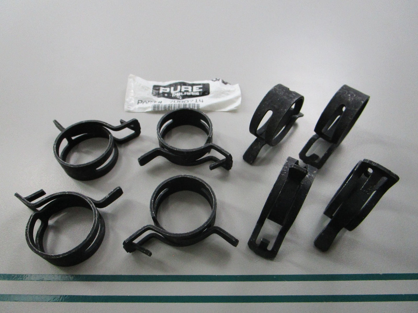 NEW OEM (LOT OF 8) 7080714 Polaris Breather Hose Clamp 0810