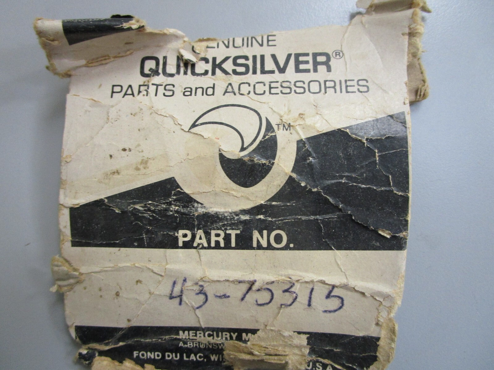 *NEW OEM* 0820 Mercury Quicksilver 30T Reverse Gear 43-75315