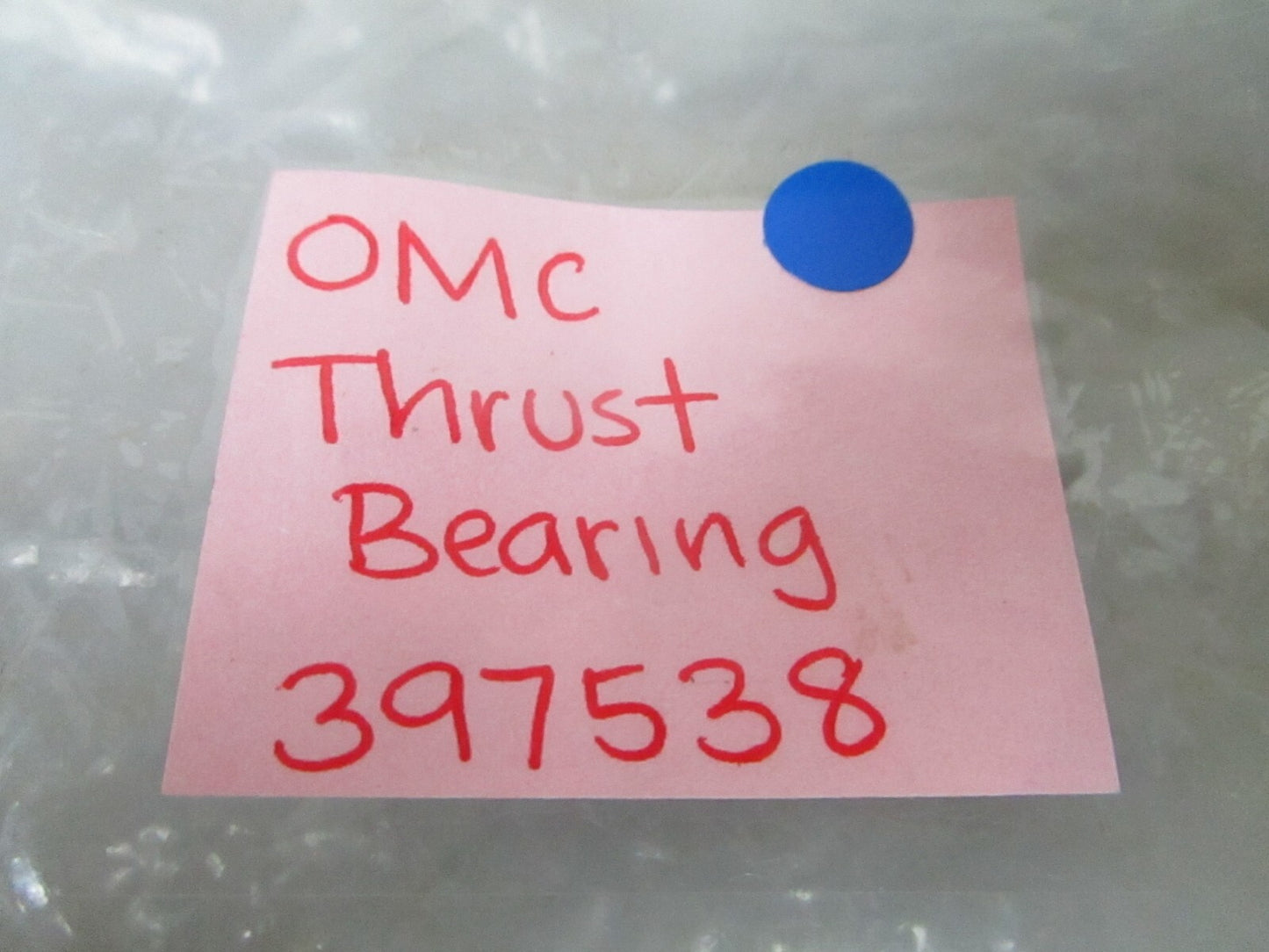 *NEW OEM* 0810 OMC Johnson Evinrude Thrust Bearing 397538 0397538