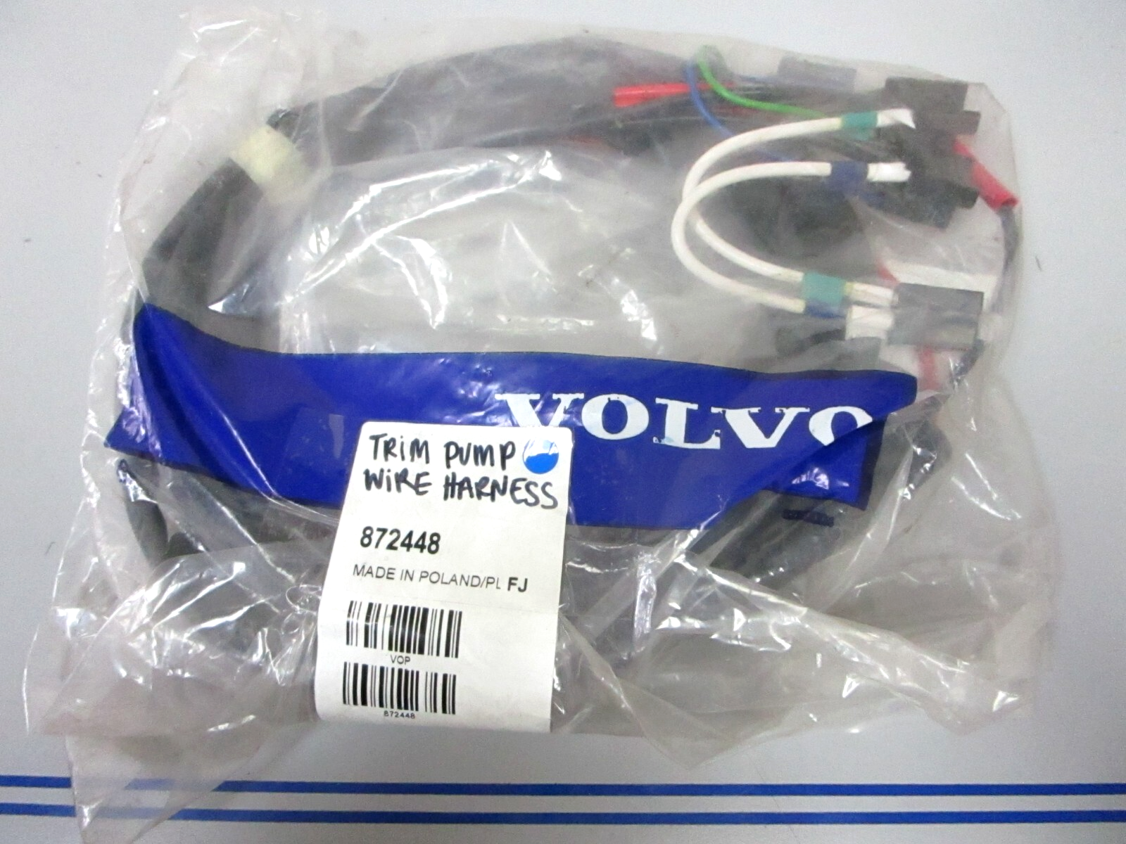 *NEW OEM* 0720 Volvo Penta Trim Pump Wire Harness 872448