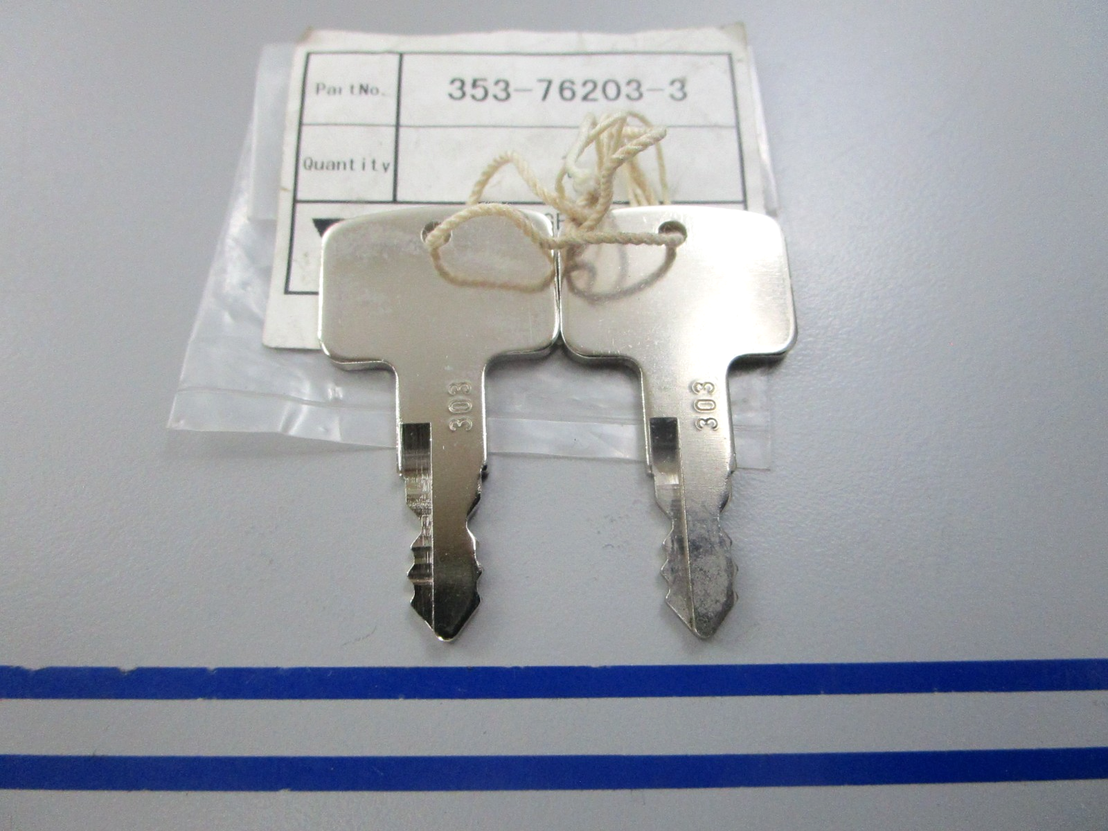 NEW OEM 353-76203-3 353762033 Tohatsu (303) Main Switch Key Set 0810