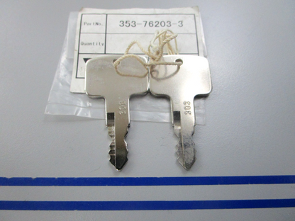 NEW OEM 353-76203-3 353762033 Tohatsu (303) Main Switch Key Set 0810