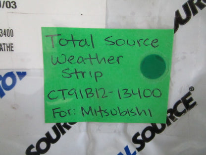 NEW CT91B12-13400 Total Source Weather Strip For: Mitsubishi 0820