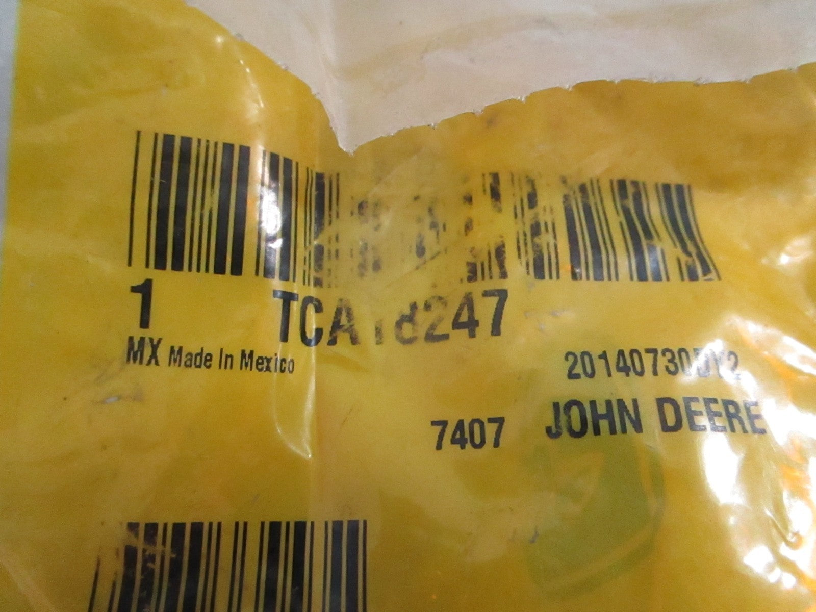 NEW OEM TCA18247 John Deere Valve 0820