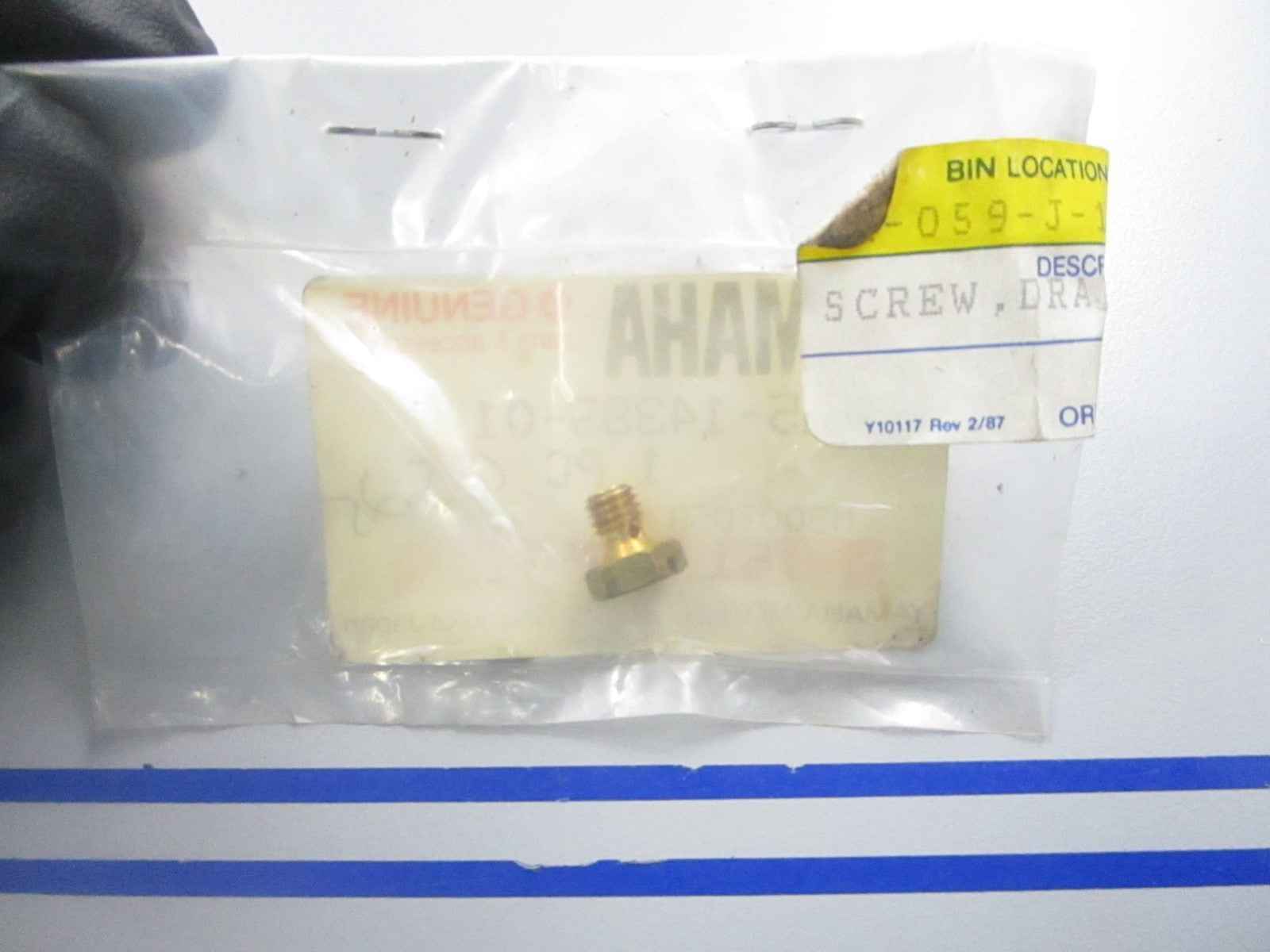 *NEW OEM* 0810 Yamaha Drain Screw 6E5-14383-01-00