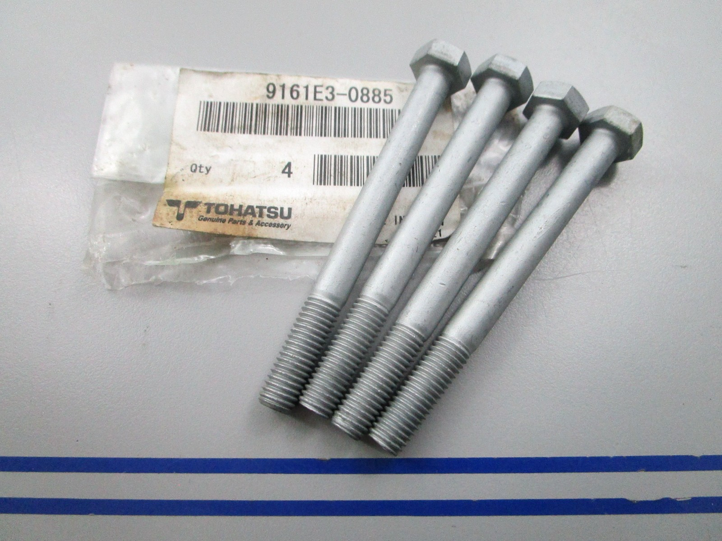 NEW OEM (LOT OF 4) 9161E3-0885 Tohatsu Bolt 0810