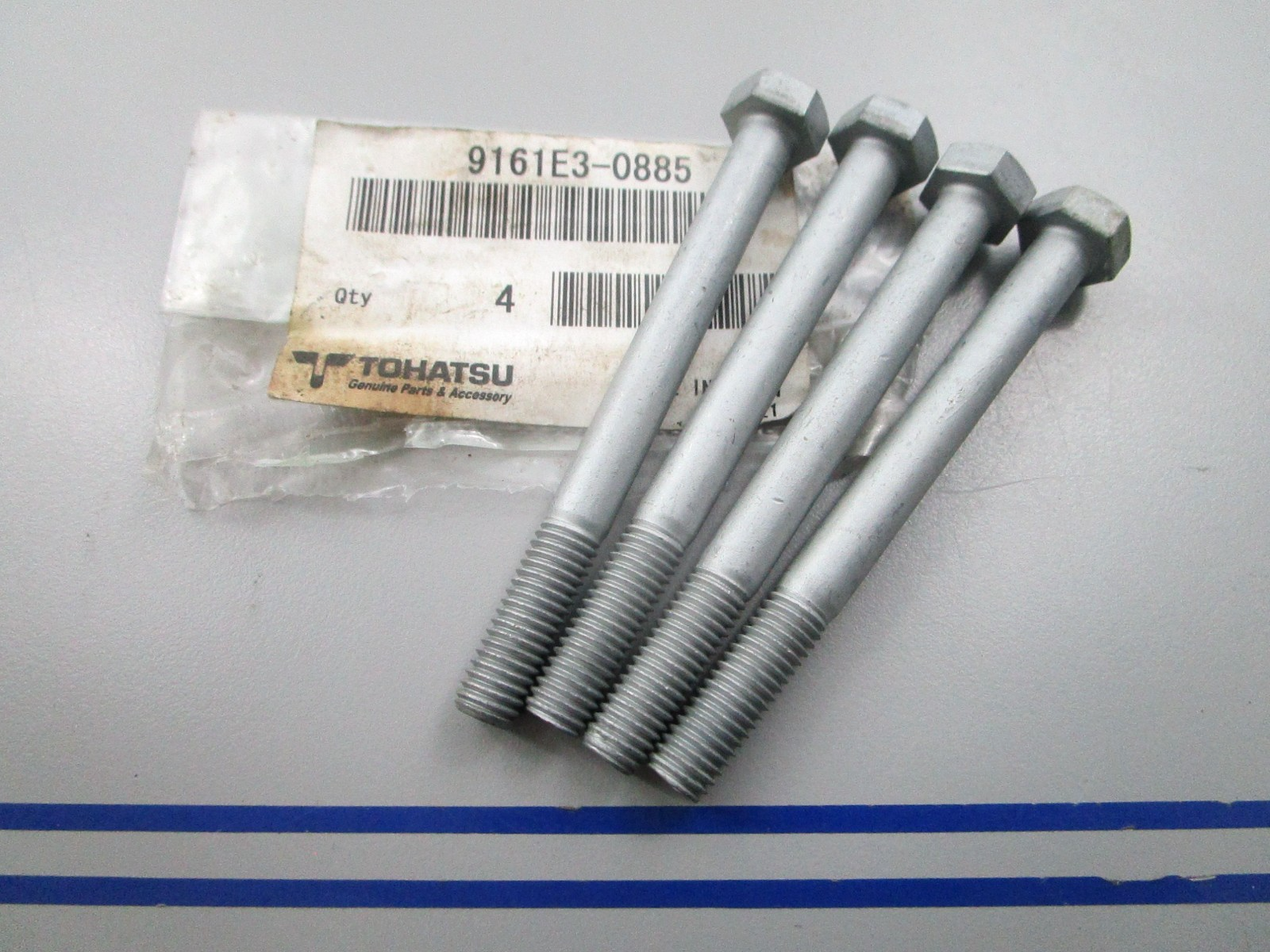NEW OEM (LOT OF 4) 9161E3-0885 Tohatsu Bolt 0810