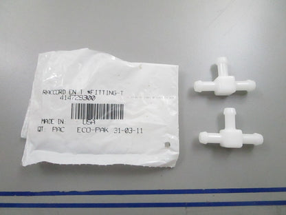 *NEW* (LOT OF 2) 0810 Ski-Doo T-Fitting 414729300